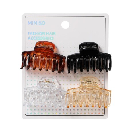 Pinza de cabello 4pcs diseño 3