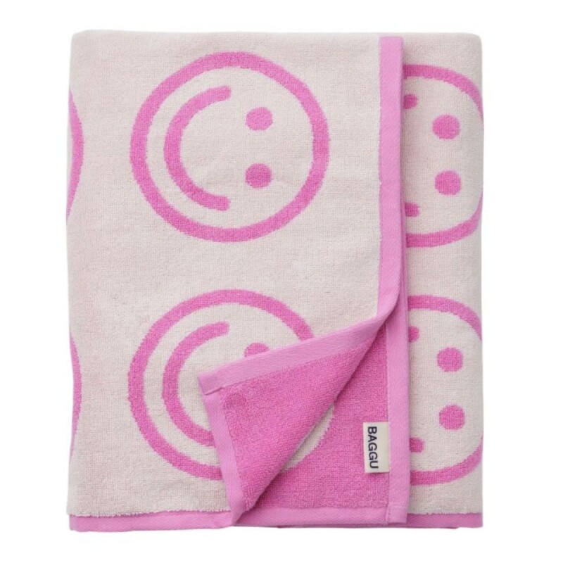 TOALLON152x76 Toallón De Baño Baggu 152x76 Cm - Happy Pink