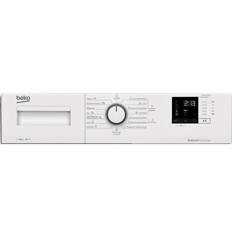 Secarropas Beko Dhs 8413ga1 Bomba De Calor, Eficiencia A++ Color Blanco Secarropas Beko Dhs 8413ga1 Bomba De Calor, Eficiencia A++ Color Blanco