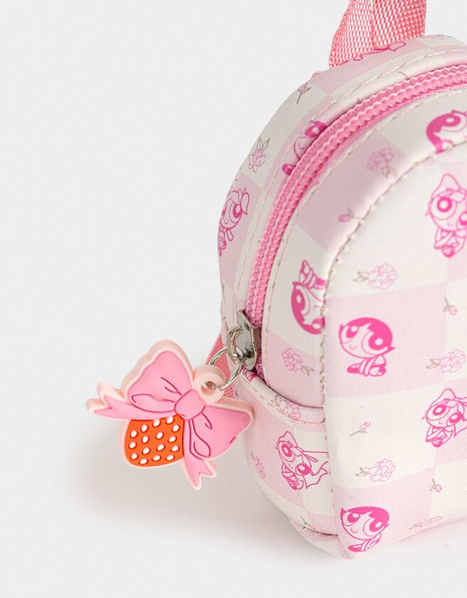 Llavero Mochila Llavero & Charm Chicas Superpoderosas - Rosa Claro