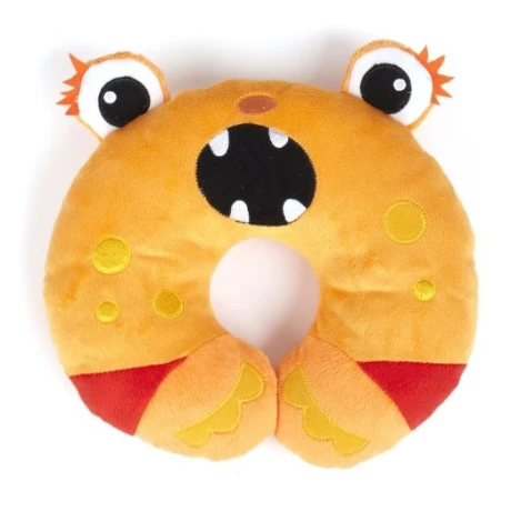 Nuby Soporte para Cuello Importado Ideal para Coche o Viaje en Auto NARANJA