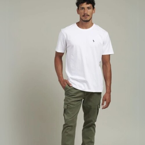 Pantalon Gabardina Cargo Polanco Militar