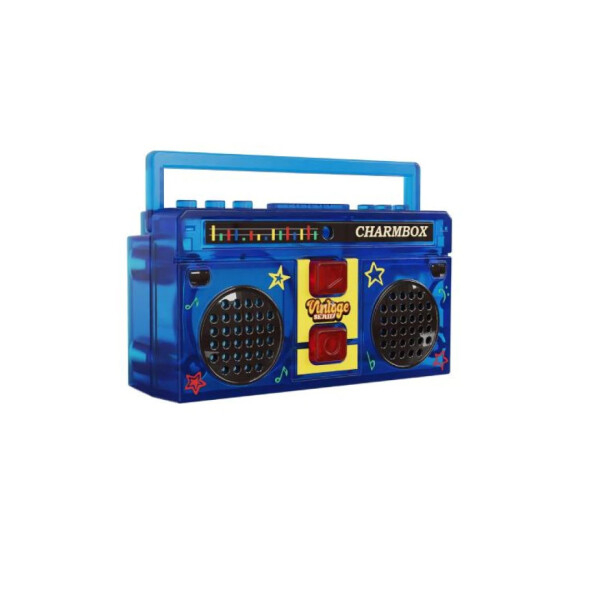 Llavero retro grabador azul