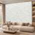 Placa PVC Símil Mármol 2,44x1,22m 3mm Pack X3 Mármol Blanco Gris Claro 1