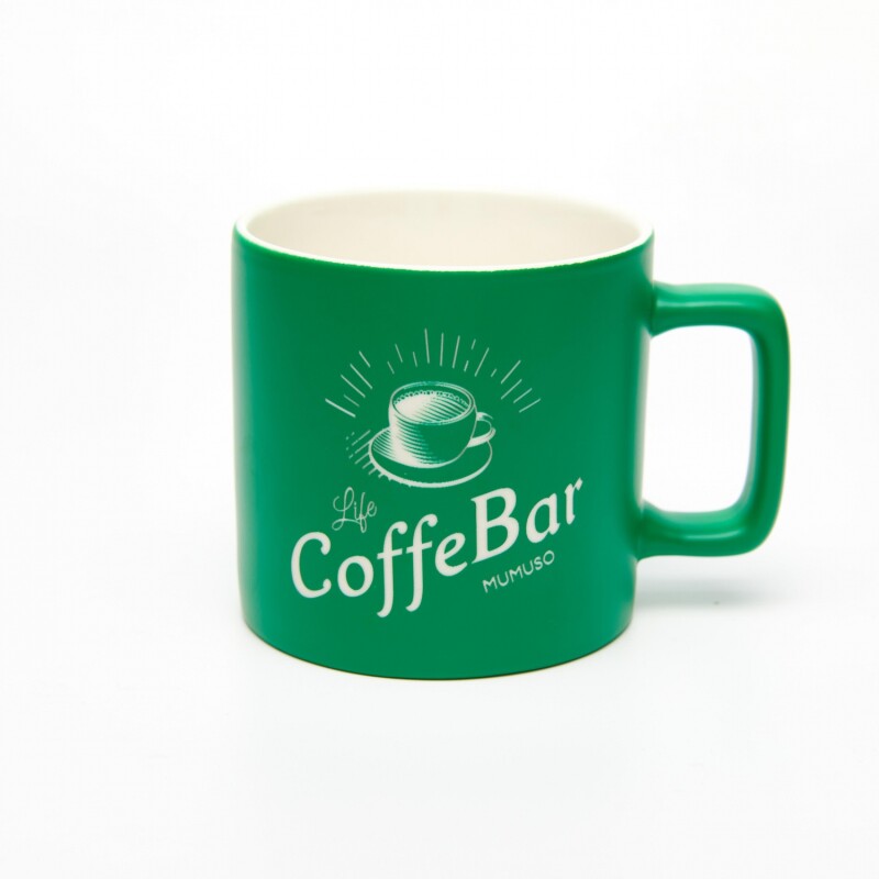 TAZA CAFÉ GRABADA (VERDE/380 ML) TAZA CAFÉ GRABADA (VERDE/380 ML)