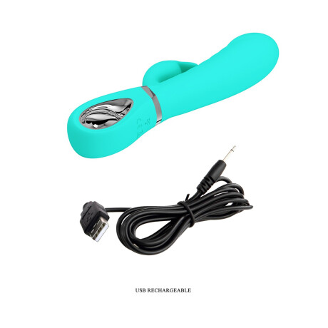 Vibrador Doble Estímulo Super Suave Pretty Love Prescott Vibrador Doble Estímulo Super Suave Pretty Love Prescott