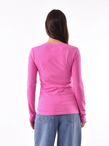REMERA BASICA POLONIO MIX ROSA CHICLE