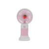 Ventilador portátil con diseño de fresa color rosa Ventilador Portátil Con Diseño De Fresa Color Rosa