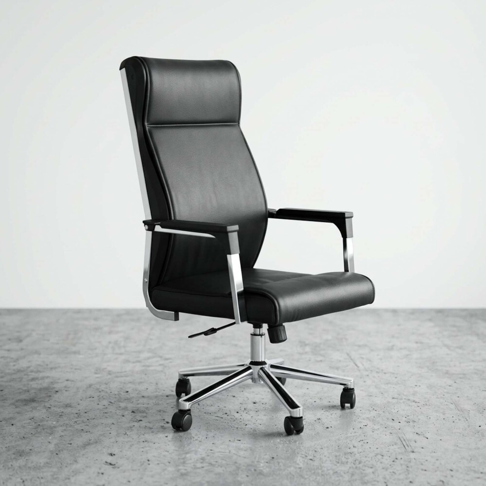 SILLA DE OFICINA MALLA NEGRO TERRA