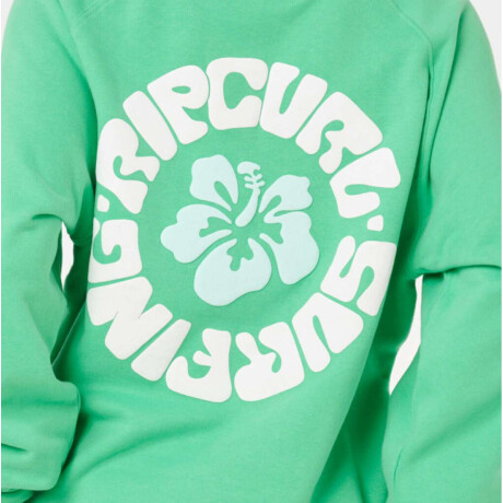 Buzo Rip Curl Luxe Surf Raglan Relaxed Verde