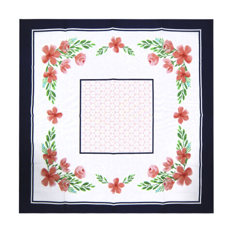 Mantel Atenas Dohler 78 x 78 cm 100% Algodón FLORA 02