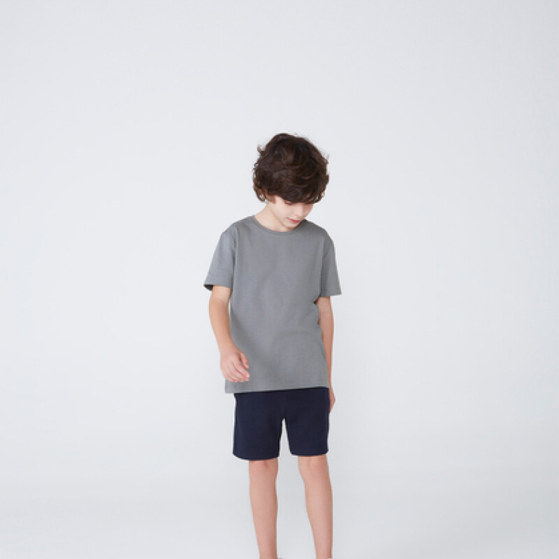 CAMISETA MM MASC GRIS MEDIO