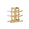 Vinera Soporte Madera bambú para 9 botellas de vino Vinera Soporte Madera Bambú Para 9 Botellas De Vino