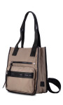 MOCHILA CARTERA CRETA TOPO OSCURO