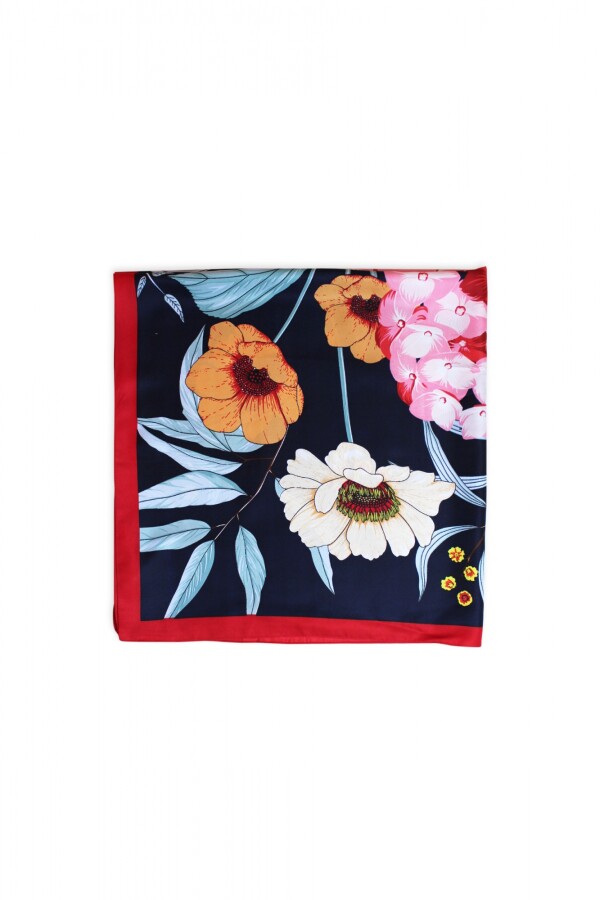 Pashmina Flores AZUL/MULTI