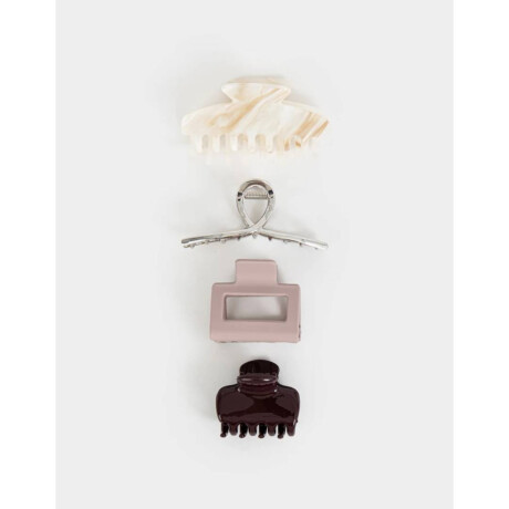 Set De Broches Combinacion Multicolor