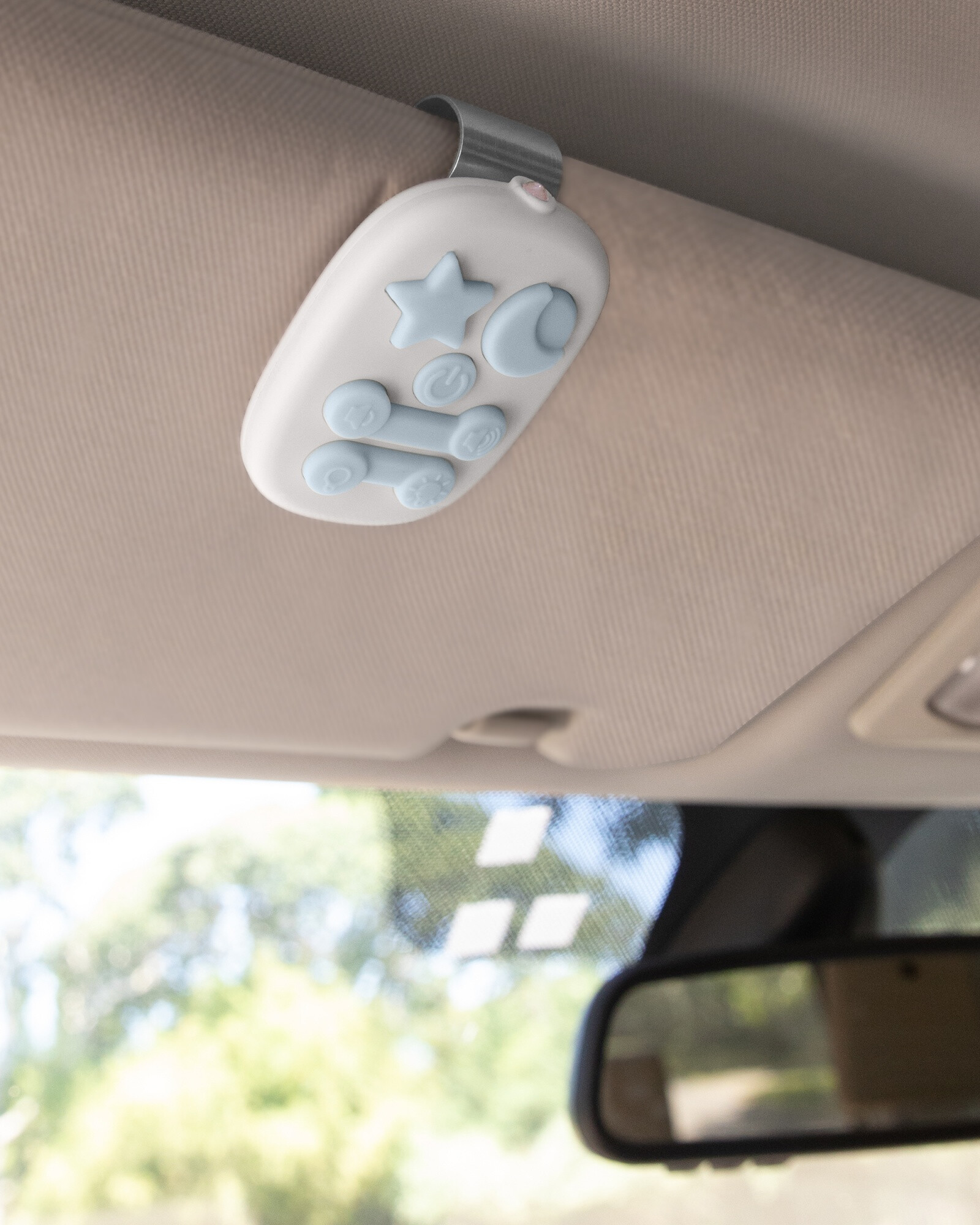 Espejo entretenedor para auto, diseño nube Espejo entretenedor para auto, diseño nube