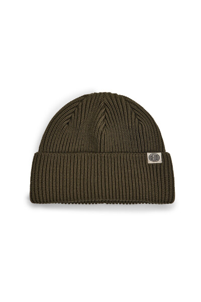 Pill Merino Beanie Verde Oliva