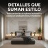 Placa PVC Símil Mármol 2,44 x 1,22 m Mármol Blanco Gris Claro 2