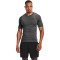 UA HG Armour Comp SS-GRN GRY-090