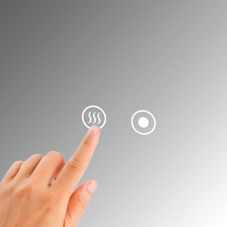 ESPEJO DE BAÑO 80 CM CRISTAL LED