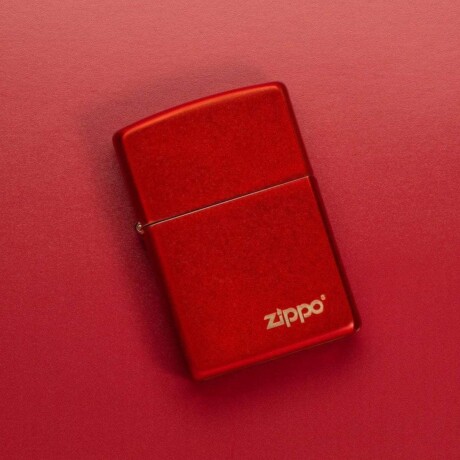 Encendedor Zippo Rojo Metalico logo - 49475ZL Encendedor Zippo Rojo Metalico logo - 49475ZL