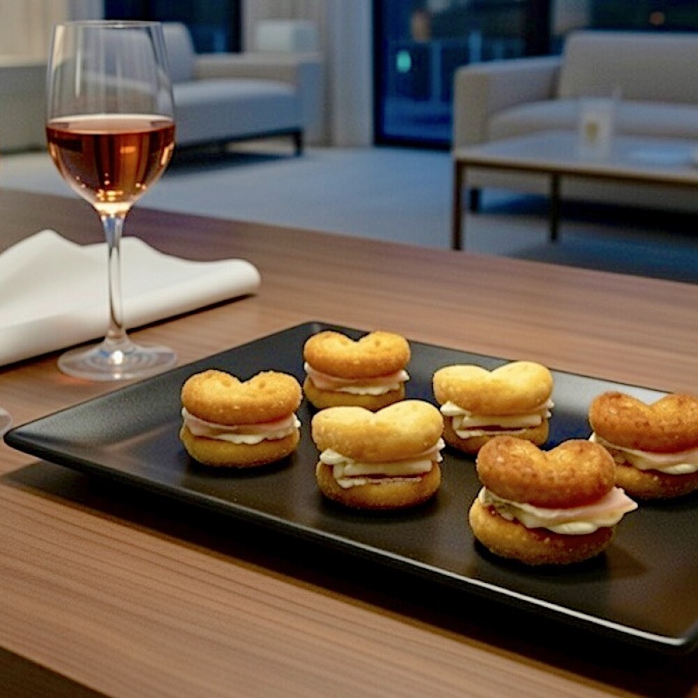 6 Palmitas de Jamón y Queso 6 Palmitas de Jamón y Queso