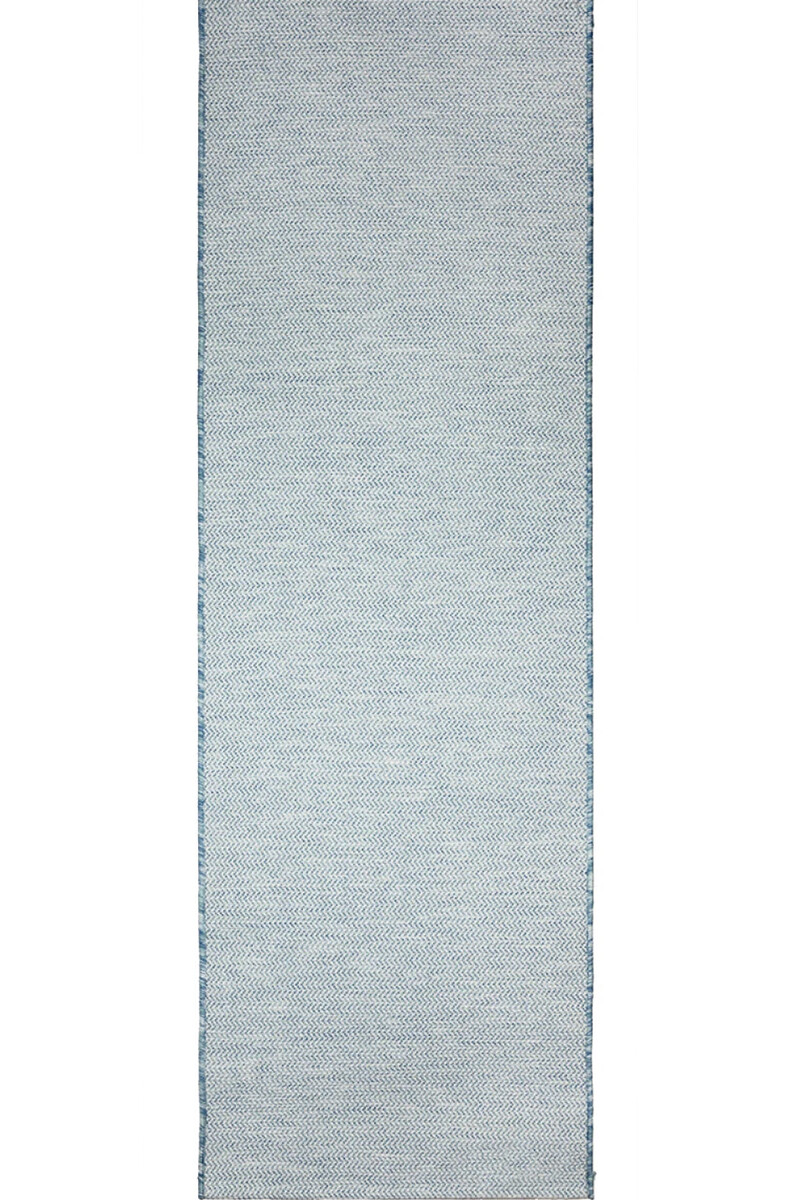 Terraza - ALFOMBRA TERRAZA 21419 067X200 IVORY/SILVER/BLUE 