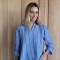 Blusa Copenhague Raya Azul gruesa