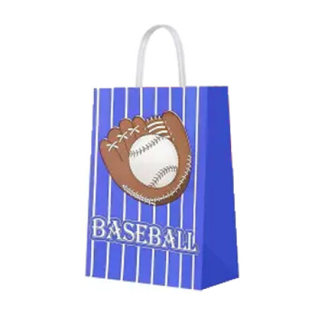 Bolsa con Asa N°2 Baseball Azul