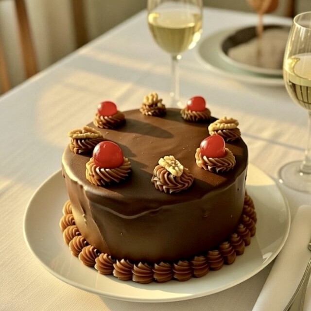 Torta de Chocolate y Dulce de Leche Torta de Chocolate y Dulce de Leche