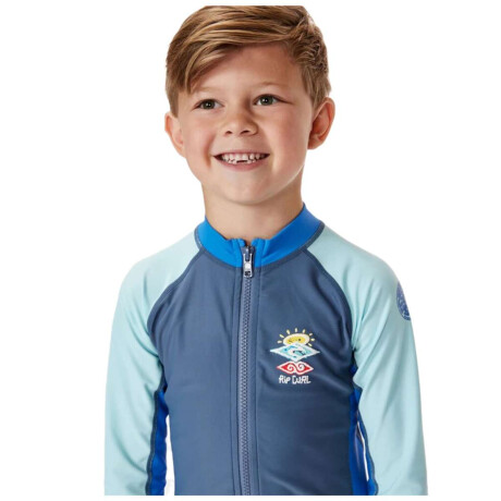 Lycra Rip Curl Cosmic Upf L/S Zt Boy Azul