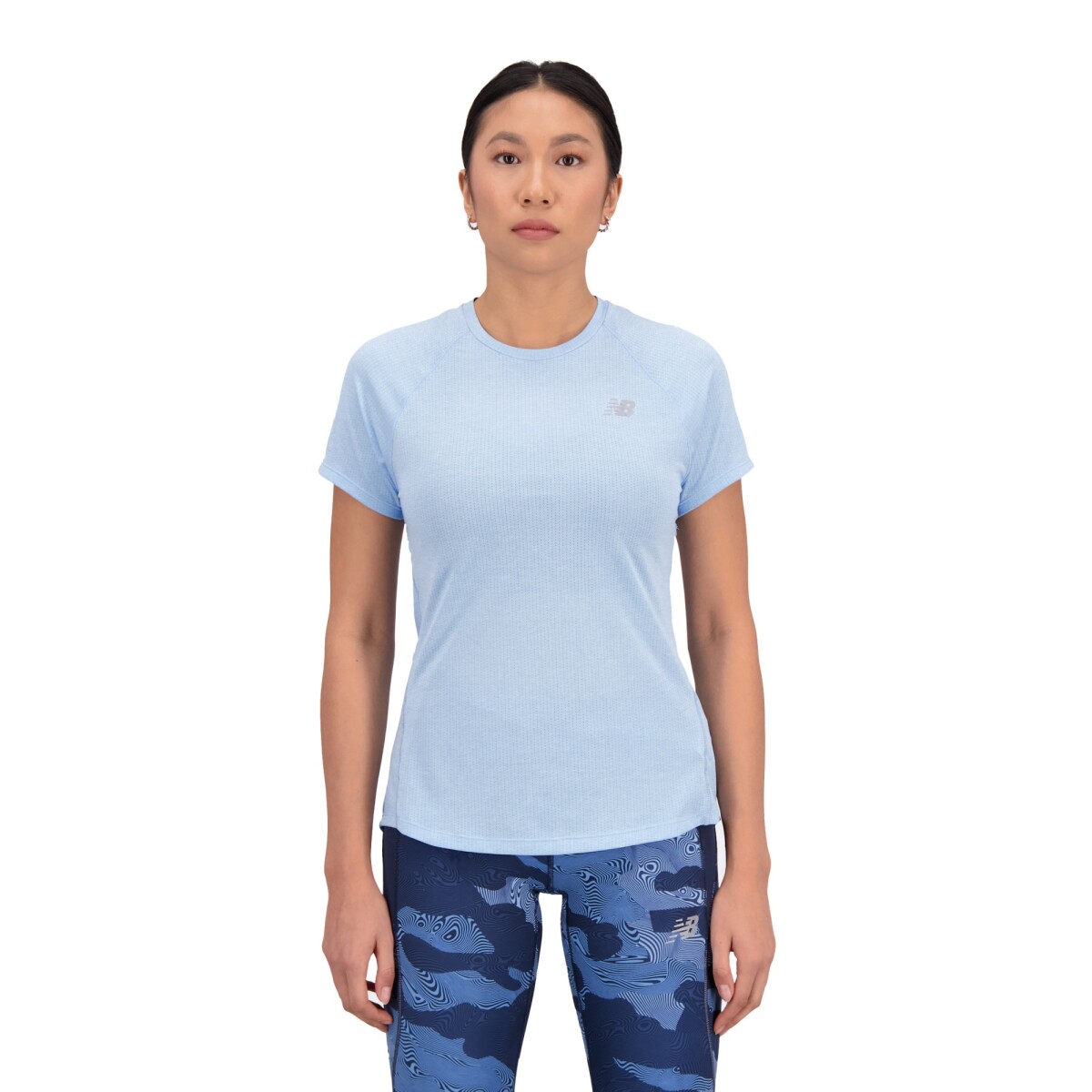 Remera New Balance de dama - WT21262BZH - BLUE 