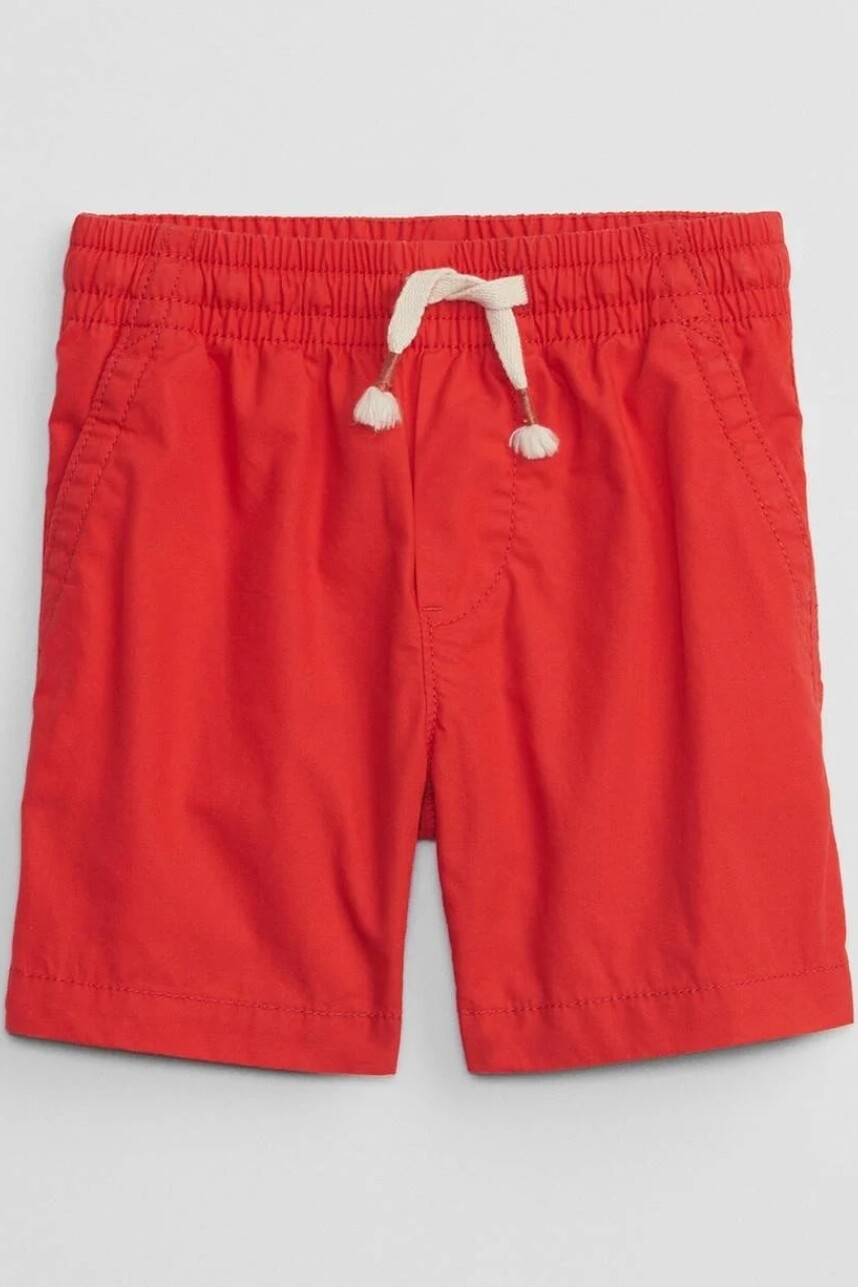 Short Con Elástico Toddler Niño Tomato Red 18-1660Tcx