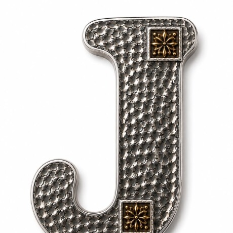 Letras Plata y Oro J
