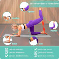 Bandas Elásticas De Resistencia Fitness Pilates x5 Gym Bandas Elásticas De Resistencia Fitness Pilates x5 Gym