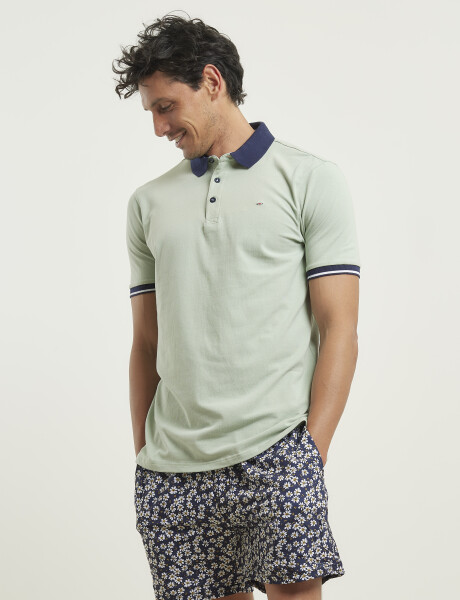 520794 REMERA HARRINGTON LABEL Verde