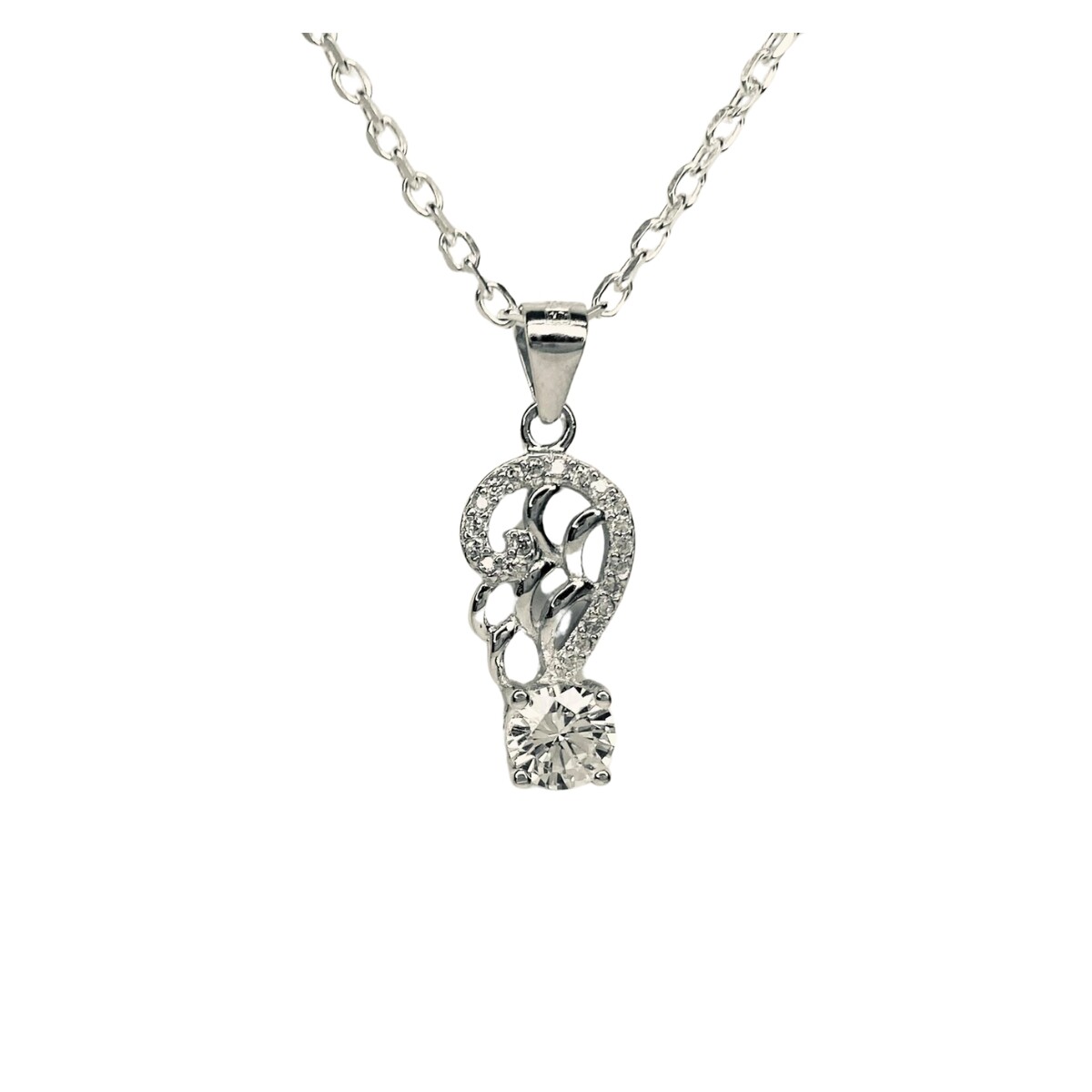 DIJE DE PLATA CON CIRCONIAS 
