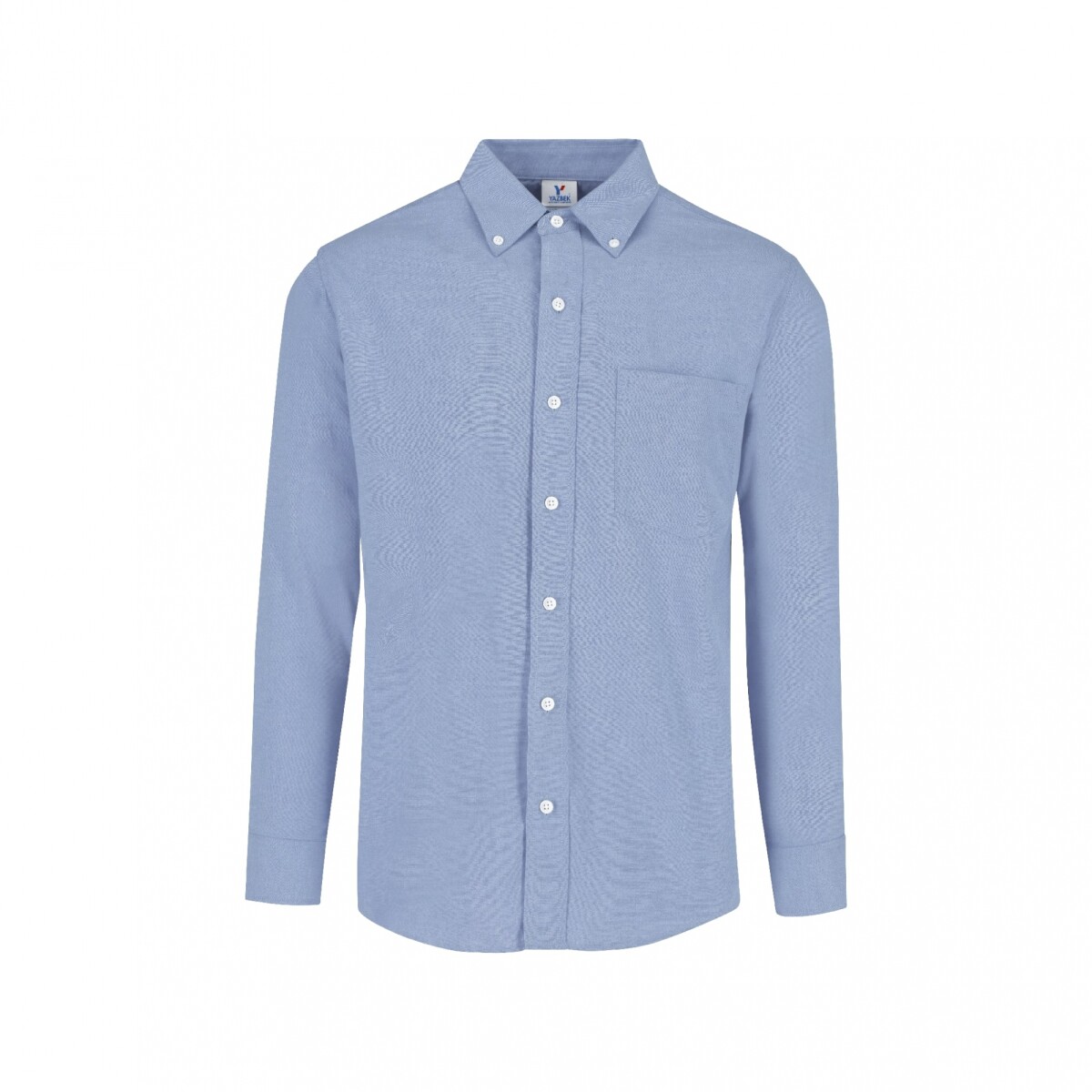 Camisa oxford manga larga - Azul claro 