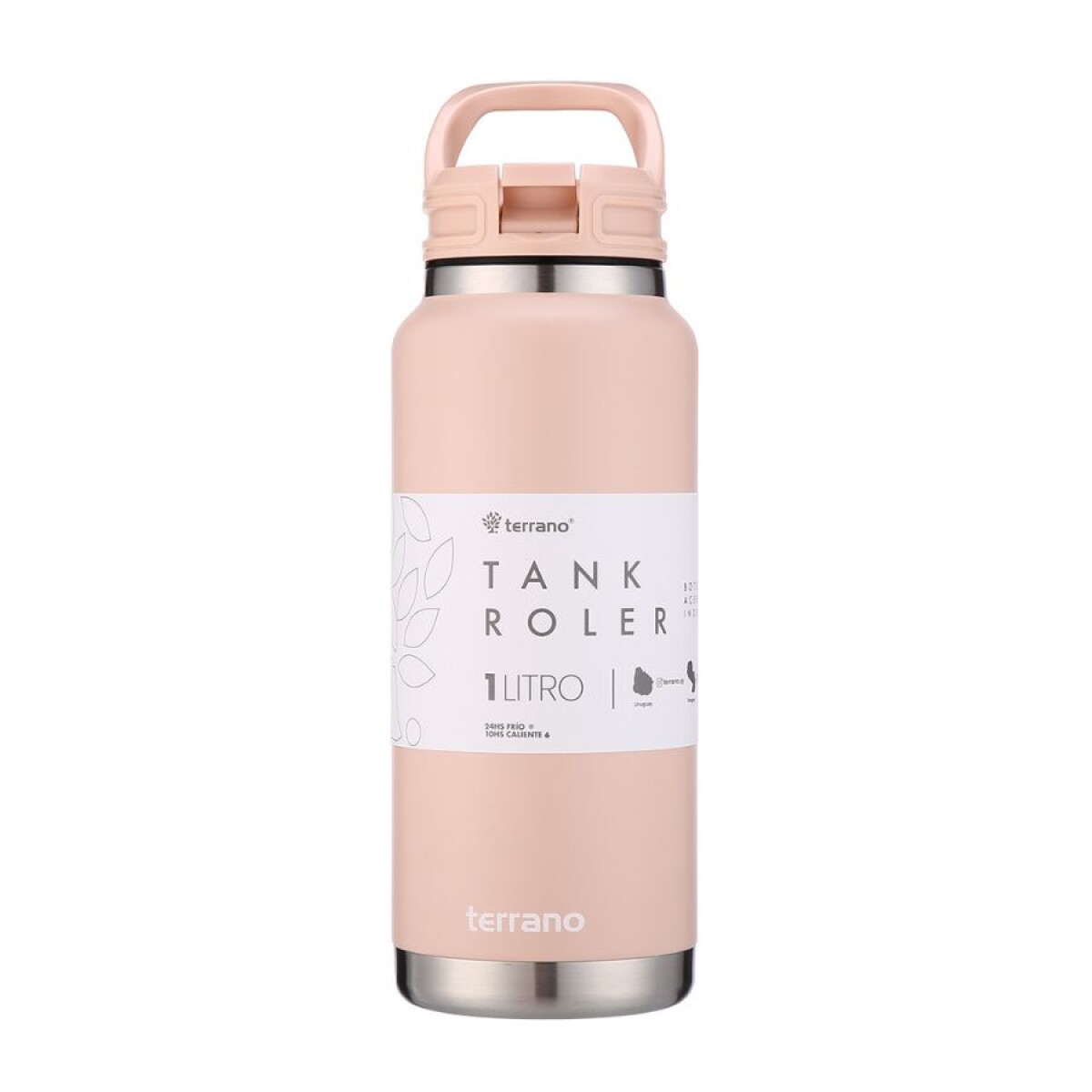 Botella Tank Roler 1LT - ROSADO 
