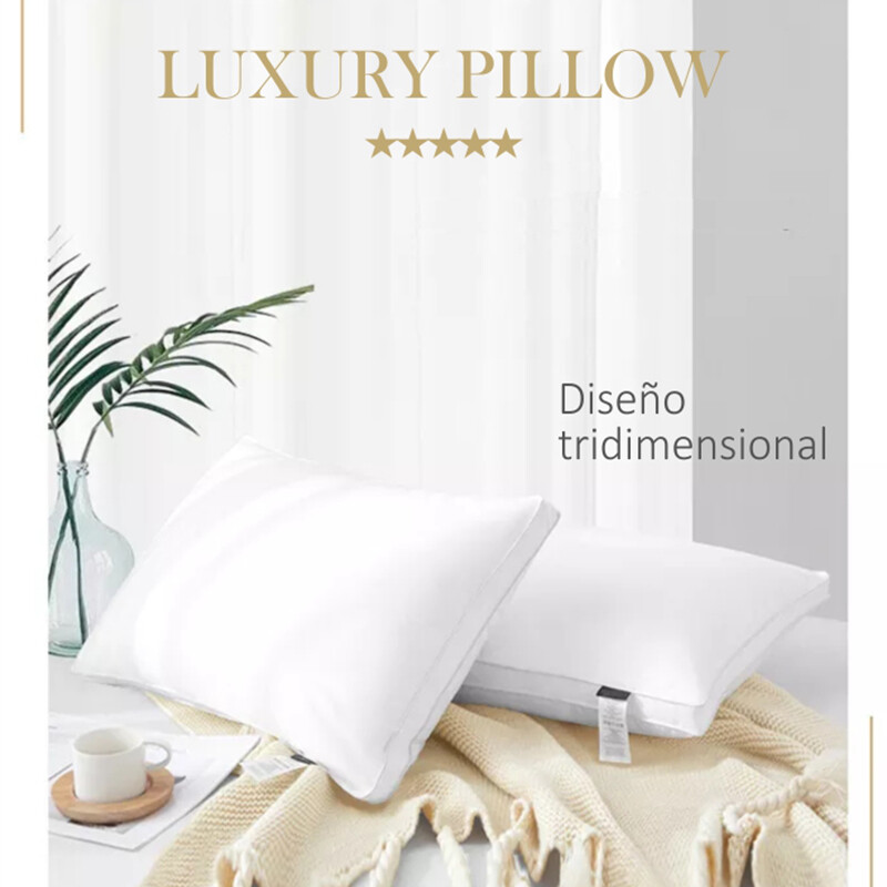 Almohada LZ 002 fibra siliconada premium 50x70 Almohada LZ 002 fibra siliconada premium 50x70