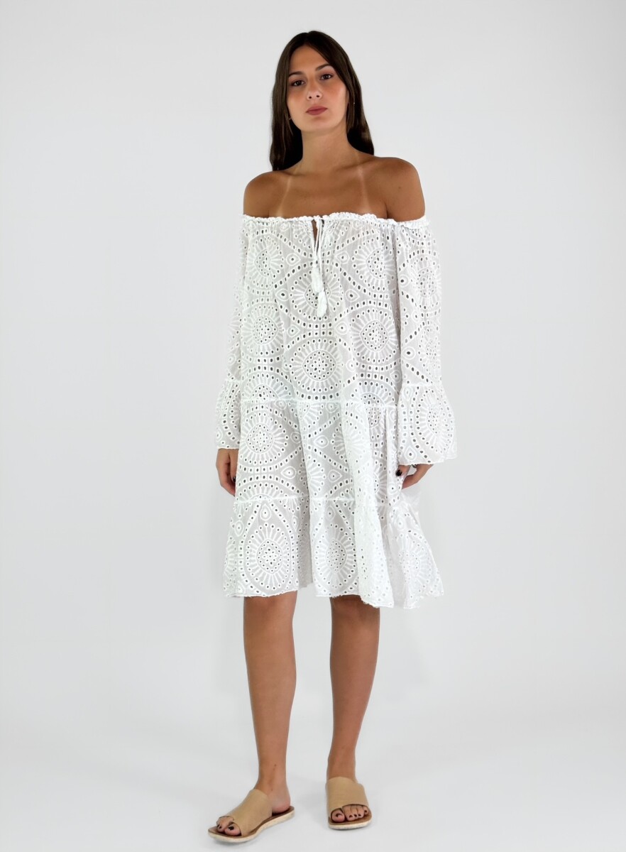 VESTIDO OASIS - BLANCO 