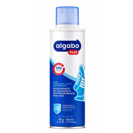 DESODORANTE PARA PIES ALGABO AEROSOL 153 ML DESODORANTE PARA PIES ALGABO AEROSOL 153 ML
