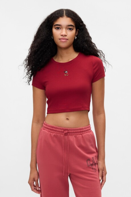 Remera Top Minnie Mujer Sled