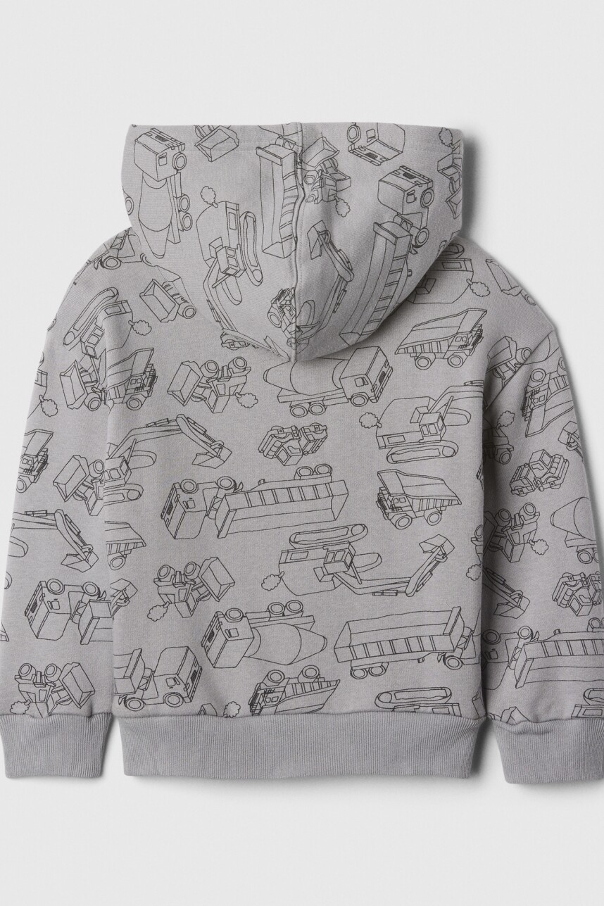 Canguro Con Cierre Logo Gap Toddler Niño Pilot Grey
