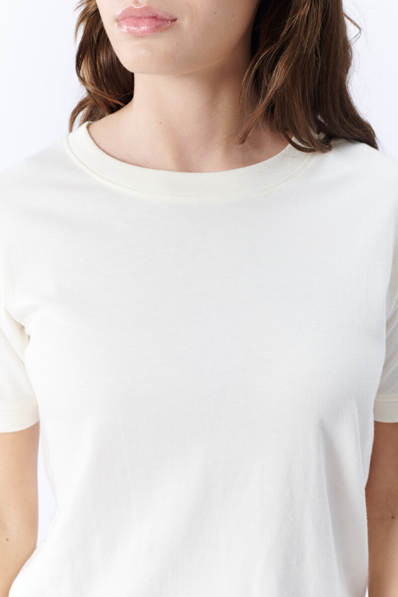 Remera manga corta básica Blanca