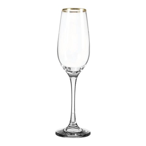 SET X6 COPA CHAMPAGNE 200CC BORDE DORADO AMBER SET X6 COPA CHAMPAGNE 200CC BORDE DORADO AMBER
