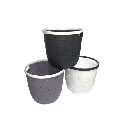 CESTO CANASTO ORGANIZADOR REDONDO 30X30X27CM CESTO CANASTO ORGANIZADOR REDONDO 30X30X27CM