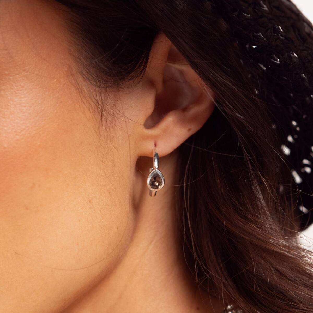 Medio Aro Gota - Plata 925 