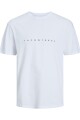 Polera Star Texto Estampado White